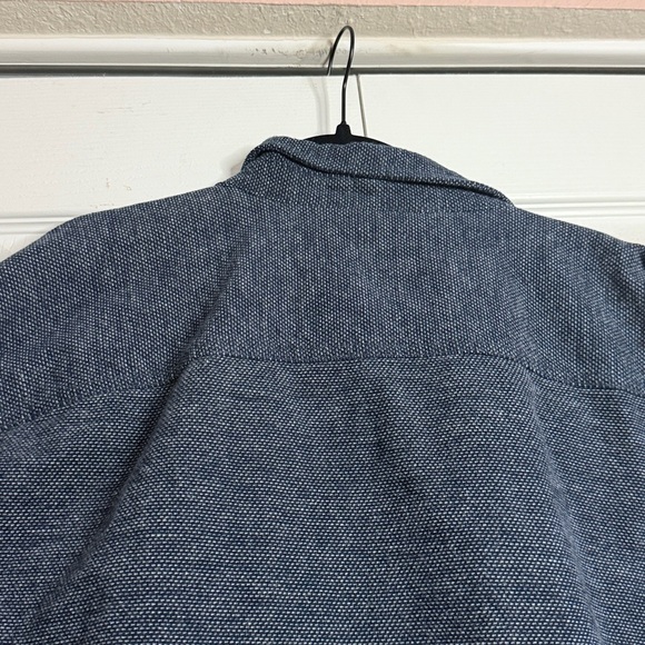 Dickies Navy Textured Heavyweight Shirt size 3x - Picture 8 of 8